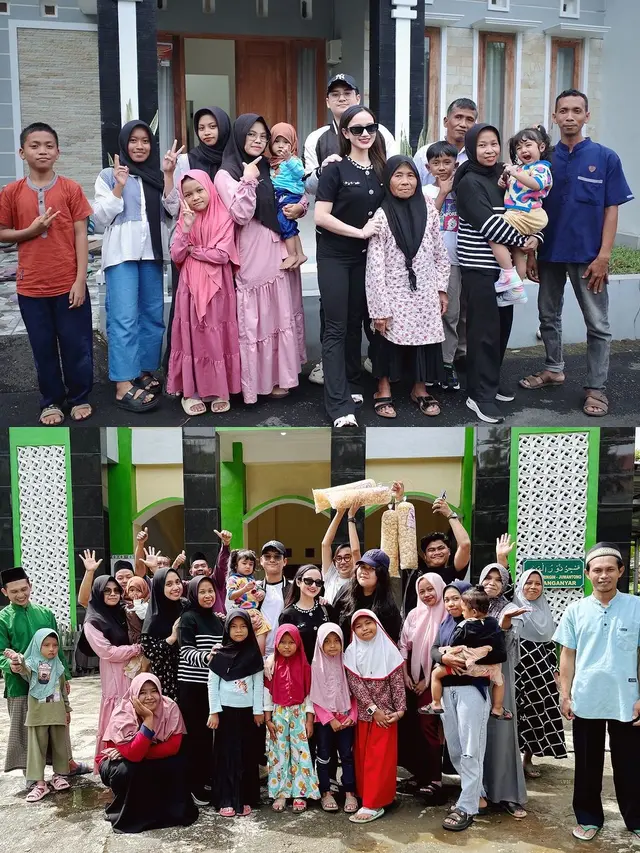 Nanda Arsyinta Bangun Masjid
