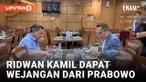 Prabowo Makan Malam Bareng Ridwan Kamil
