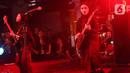 Band ini mengombinasikan elemen-elemen metal yang akrab dengan lirik penuh semangat dan pemberontakan. (Liputan6.com/Angga Yuniar)