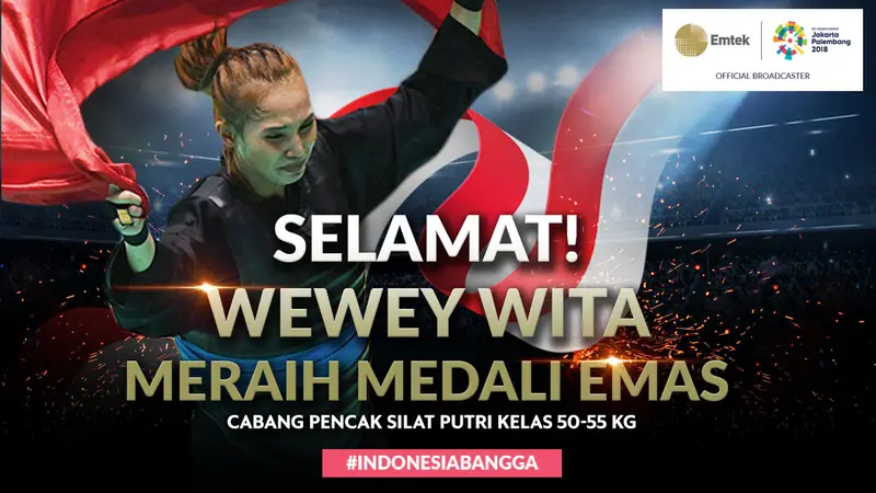 Selamat Meraih Medali Emas Wewey Wita