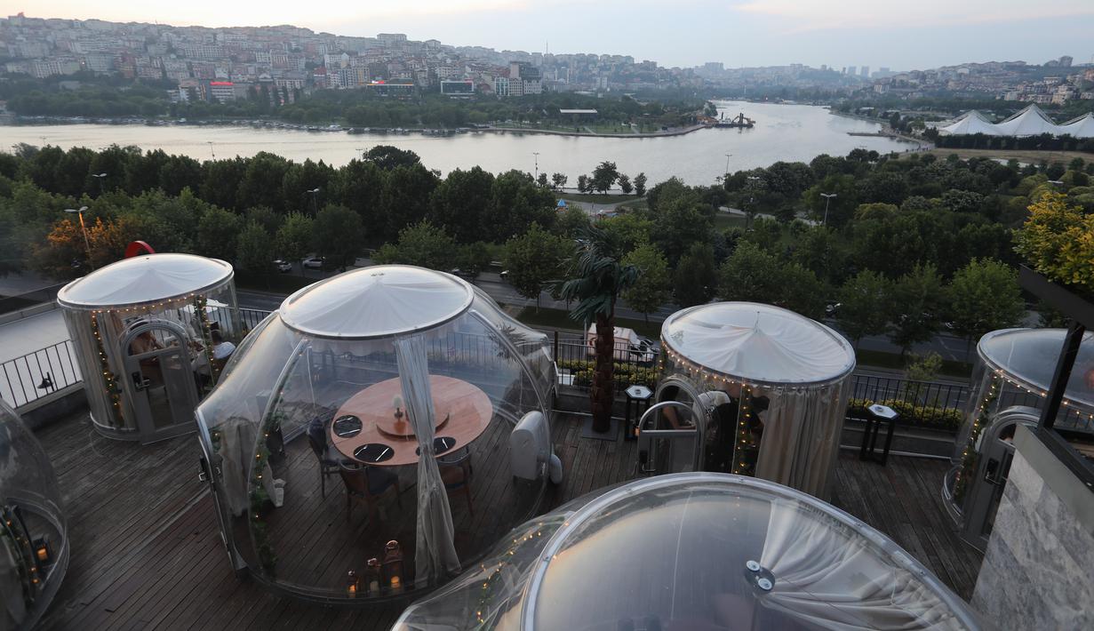 Foto Restoran Di Istanbul Terapkan Zona Aman Untuk Pelanggannya Global Liputan6 Com