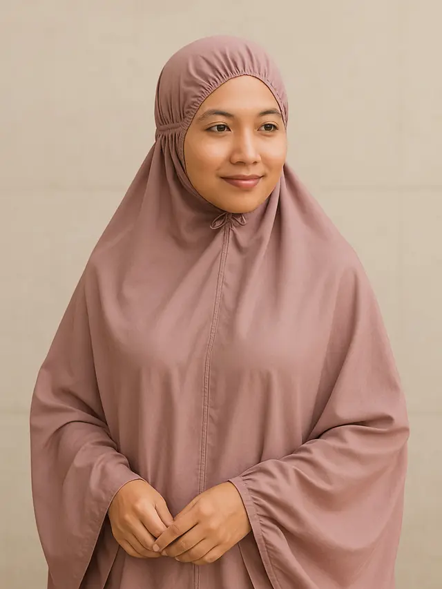 Mukena Simpel yang Bikin Penampilan Justru Makin Anggun (Foto: ChatGPT)