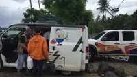 Relawan berhasil menembus Ujung Kulon, Kecamatan Sumur (Liputan6.com/Yandhi)