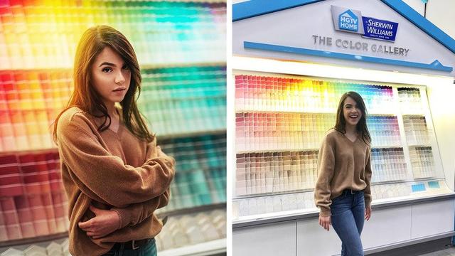 proses di balik layar pemotretan (foto: @calop_)