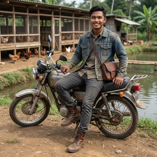 Outfit Kantor yang Tetap Rapi Meski Naik Motor