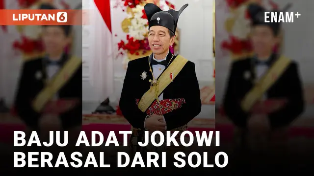Jokowi Pakai Baju Adat Ageman Songkok Singkepan Ageng dari Solo di HUT Ke-78 RI