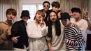 BTS pernah bekerjasama dengan Steve Aoki dalam lagu Truth Untold. Sebelumnya mereka pernah berkolaborasi di lagu berjenis EDM berjudul Mic Drop. (Foto: allkpop.com)