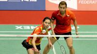 Ganda campuran Indonesia, Riky Widianto/Gloria Emanuelle Widjaja, tersingkir pada semifinal Taiwan Terbuka Grand Prix Gold 2016, Sabtu (2/7/2016). (PBSI)