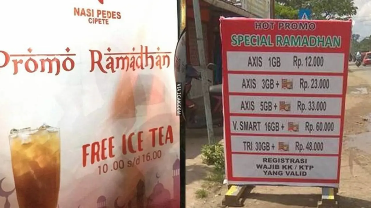 6 Cara Promosi Jualan Spesial Ramadan Ini Kelewat Unik