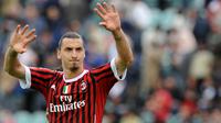 5. Zlatan Ibrahimovic - Tak ada yang menyangka jika striker sekelas Ibracadabra gagal bersinar saat membela Barcelona. Uang sebesar 57 juta poundsterling jadi sia-sia karena akhirnya sang bomber dipinjamkan ke AC Milan. (AFP/Alberto Lingria)
