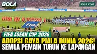 Tiru Konsep Piala Dunia 2026, Seluruh Pemain Nyanyikan Lagu Kebangsaan di Lapangan