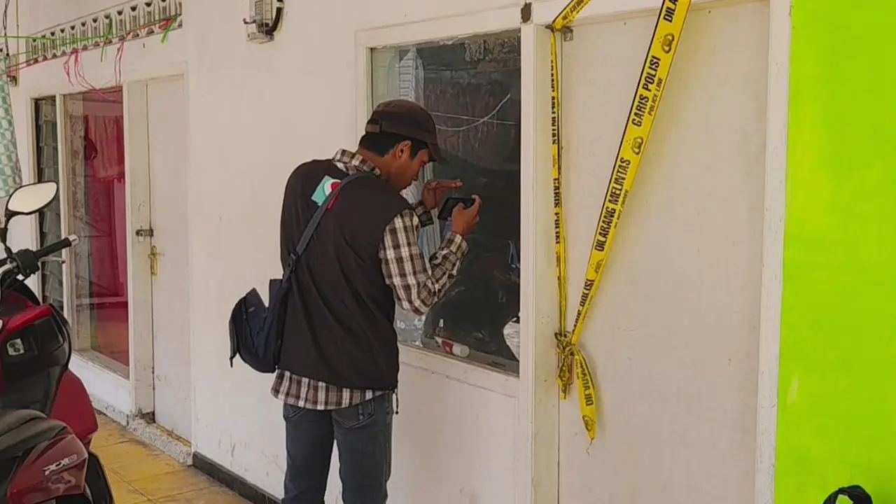 Lokasi ditemukan jenazah di Kampung Kebon Manggu, Desa Pasirhalang, Kecamatan Sukaraja, Kabupaten Sukabumi.