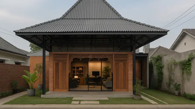 Desain Rumah Modern yang Tak Sekadar Indah, Mampu Menjawab Tantangan Zaman (Foto: ChatGPT)