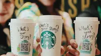 Kampanye Starbucks dengan tema 'Starbucks Cup of Stories' (dok.Instagram@starbucksindonesia/https://www.instagram.com/p/B0gMIuSns2M/Devita Nur Azizah