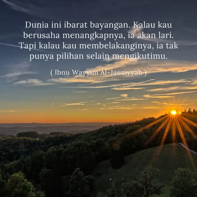 Wallpaper Islami dengan Gambar Alam dan Pesan Islami