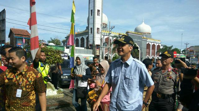 Gubernur Jateng Pantau Pilkada 2017 di Brebes