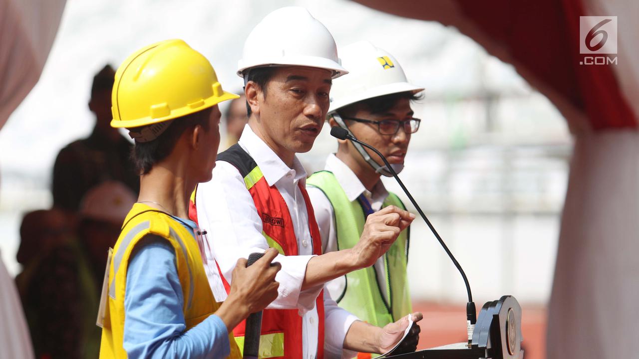 Jokowi Resmikan Percepatan Sertifikasi Tenaga Kerja Konstruksi
