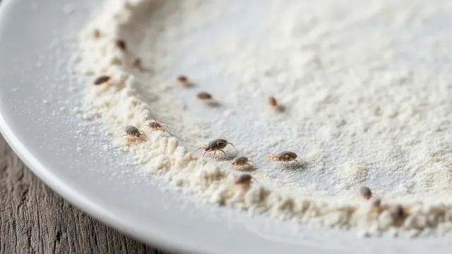 Kutu di Tepung Roti