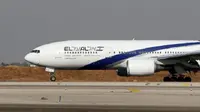Maskapai penerbangan El Al milik Israel (AFP)