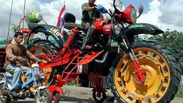 Modifikasi motor (Istimewa)