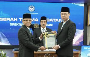 Menteri Imipas Agus Andrianto Lantik Hendarsam Marantoko jadi Dirjen Imigrasi (Foto: Radityo/Liputan6.com)