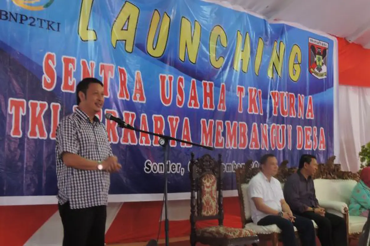 BNP2TKI Resmikan Sentra Usaha Produktif TKI Purna di Minahasa.