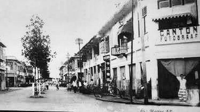 Jalanan Pontianak tempo dulu (Instagram/@pontianaksejarah)