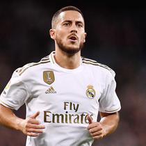 Eden Hazard - Penyerang asal Belgia ini berstatus sebagai pemain termahal dalam sejarah Real Madrid dengan banderol 115 juta euro. Mantan bintang Chelsea ini menerima upah sebesar 540 ribu euro sekitar Rp 8,7 miliar per minggu. (AFP/Oscar Del Pozo)