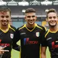 Trio Brasil Mitra Kukar siap tempur di final Piala Jenderal Sudirman 2015 (Helmi Fithriansyah/ Liputan6.com)