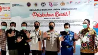 Pelindo II Dan KSKP Deklarasi Pelabuhan Bersih Pungli (Rabu, 23/06/2021). (Dokumentasi KSKP Banten).