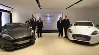 Beberapa seri Aston Martin yang ditampilkan di showroom pada peresmian ini antara lain V8 Vantage N430, Rapide S, dan Vanquish