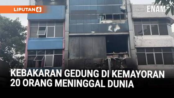20 Orang Meninggal Dunia Akibat Kebakaran Gedung Perkantoran di Kemayoran