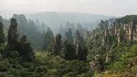 Taman Hutan Nasional Zhangjiajie di China. (Creative Commons)