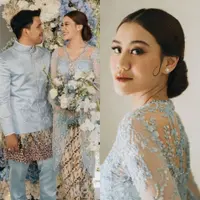 Lihat di sini beberapa potret pesona Aaliyah Massaid dimakeup flawless saat terima lamaran Thariq Halilintar di momen pertunangan.