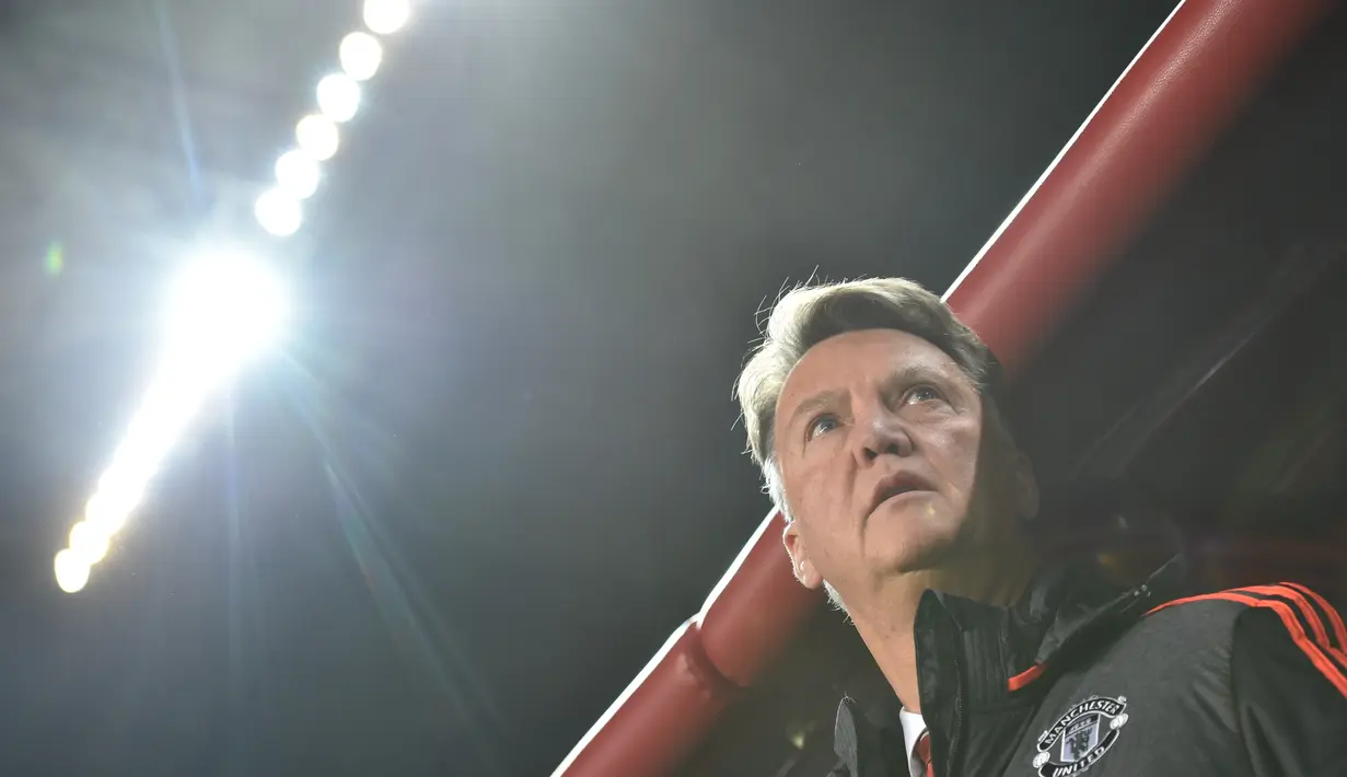 Louis van Gaal yang pernah melatih Ajax Amsterdam, Bayern Munchen, Barcelona, dan sekarang melatih Manchester United mempunyai rasio 57/95 atau 60 persen kemenangan. (AFP/Kirill Kudryavtsev)