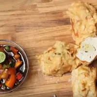 Tahu isi goreng. (Foto & Resep: Kokiku Tv)