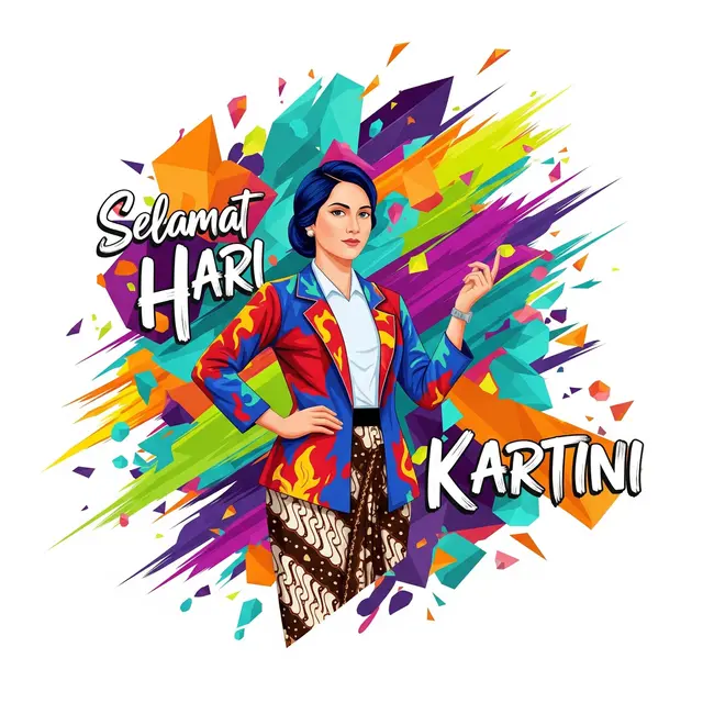 Desain Poster Hari Kartini yang Unik dan Elegan (AI)