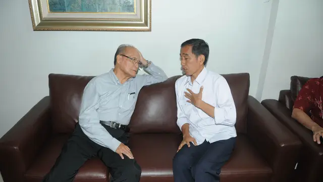 Jokowi Temui Buya Syafii Maarif Ditemani 2 Elite PKB