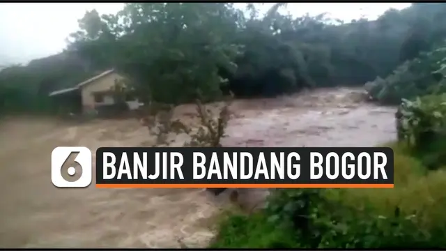 VIDEO: Banjir Bogor, Belasan Rumah Rusak Berat