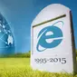 Di awal kemunculannya pada 1995, Internet Explorer sempat merajai pasar web browser hingga akhirnya kini harus tutup usia