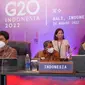 Wakil Menteri Kesehatan RI Dante Saksono Harbuwono saat membuka Side Event Health Working Group 3 - G20, yang mengangkat tema, Tackling Antimicrobial Resistance: Curing the AMR Pandemic di Hilton Resort, Nusa Dua Bali pada Rabu, 24 Agustus 2022. (Dok Kementerian Kesehatan RI)