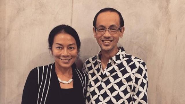 Dewi Lestari - Reza Gunawan (Foto: Instagram/@rezagunawan)