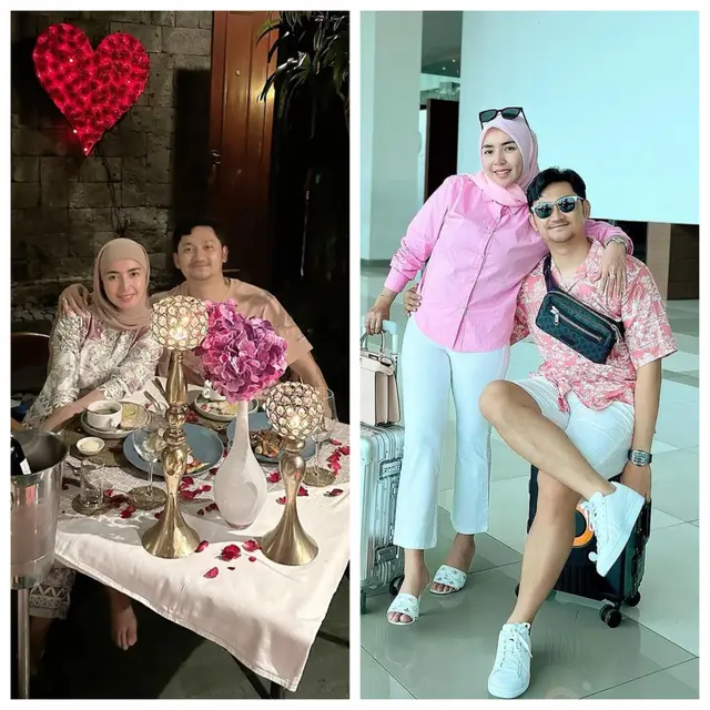 6 Potret Angga Wijaya Honeymoon Lagi dengan Istri, Berdua Tanpa Anak