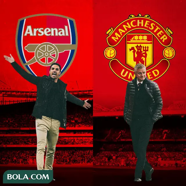 Premier League - Ilustrasi Arsenal Vs Manchester United