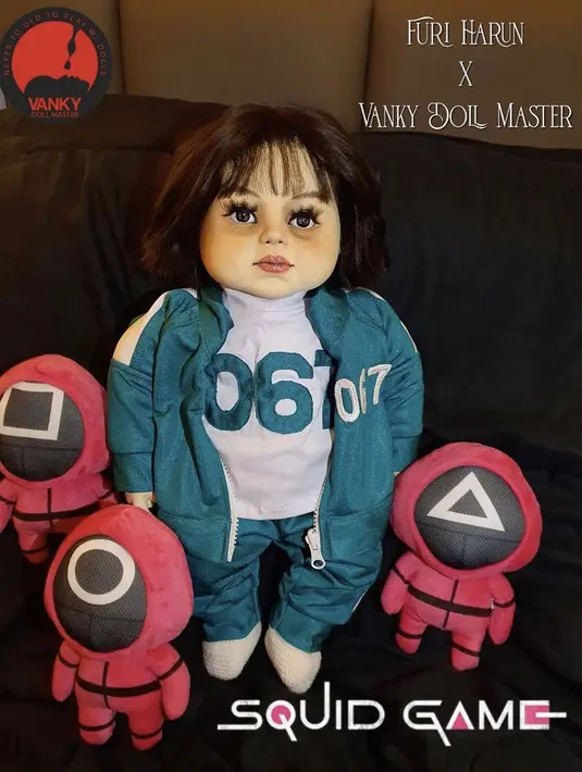 Boneka arwah pun cukup kekinian, seperti boneka Saebok Player di Squid Game. Yang masih ragu dan tidak diijinkan adopsi, sebaiknya jangan dan jangan hanya ikut-ikutan saja. @bonekafuriharun