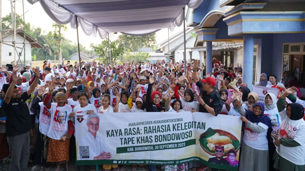 Salah satu relawan pendukung bakal capres Ganjar Pranowo, Sahabat Ganjar menggelar rangkaian kegiatan menarik sosial dan budaya di berbagai lokasi di Jawa Timur pada hari ini, Sabtu (30/9/2023).