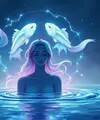 logo ramalan zodiak pisces (sumber: AI generated)