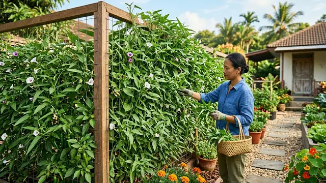 Pagar Edible Garden yang Bisa Dipanen Gemini AI