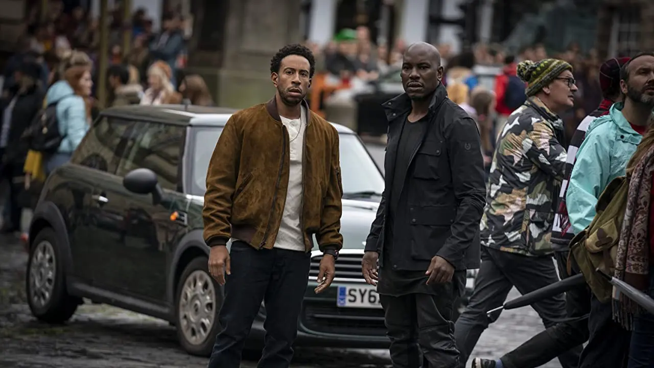 Tyrese Gibson sebagai Roman dan Tej dimainkan Chris Bridges dalam Fast and Furious 9. (Foto: Dok. Universal Pictures/ IMDb)