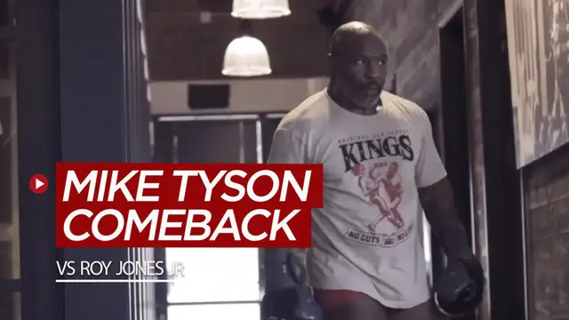Berita video kabar baik bagi para pecinta tinju, Mike Tyson kembali bertarung dan akan menghadapi Roy Jones Jr pada 12 September 2020.
